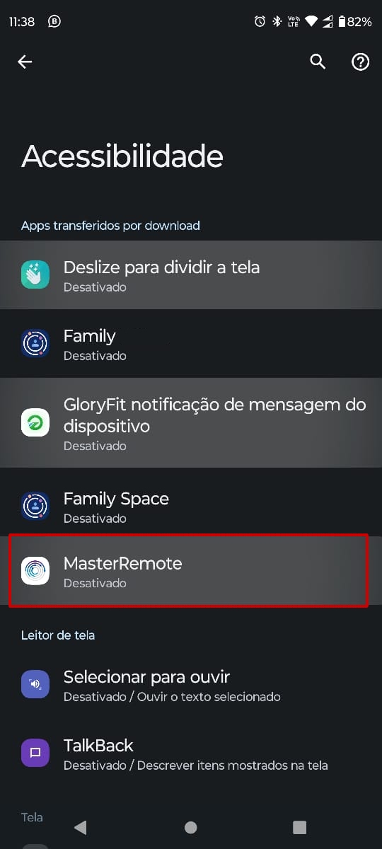 Remote Master Control Instalação do Agente Remoto Android – Master Remote