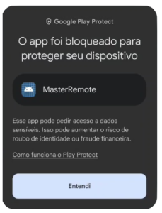 master remote instalação apk android