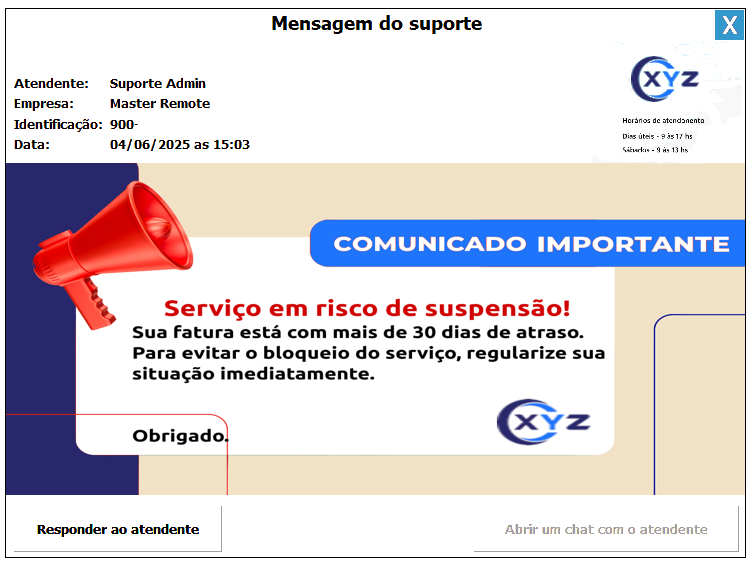 master-remote-mensagem-modelo-3